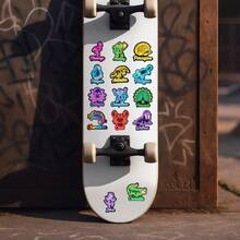 50PCS Cool Glow In The Dark Animal Stickers For DIY Skateboard Motorcycle Phone Case Decoration Ins Style Labels School Supplies - 50 PCS - View 3