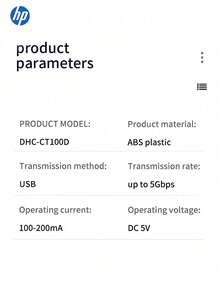 HP 4-In-1 USB C Docking Station 4K HDMI PD Charging Adapter Type-C Hub Converter Compatible With Apple MacBook & Laptop - View 10