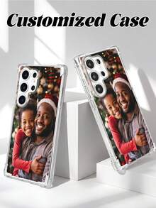 1pc Customized Photo Protective Phone Case Compatible With IPhone 16 Pro Max/17 Pro Max, S24U, Compatible With Redmi And Other Models,International Version, Not The Domestic Version - Clear - View 3