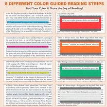 2/4pcs Colorful Reading Guide Labels, Reading Line Tracker, Enhance Comprehension, Suitable For Books, Articles, Study Guides, Transparent Design, Durable Bookmark Accessories, Office And Study Supplies - A - View 4