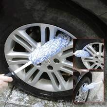 1PC Car Wash Super Brush Plush Premium Wheels Brush Non-Slip Handle Easy To Cleaning Rims Spokes Wheel Barrel Car Accessories - A - View 5