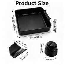 3-Piece Washing Machine Drain Pan Replacement Kit - Black Universal Parts, Equipped With Drain Switch, Guide Plate And Leak-Proof Water Tray, Suitable For Front-Loading Washing Machines - Water Tray - View 3