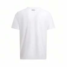 Under Armour Curry Global Tour Theme Collection Men's Printed Crew Neck Short Sleeve T-Shirt, Casual Loose Fit, Versatile Short Sleeve Top - White - View 2