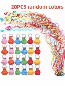 40 peças/20 peças/10 peças/1 peça Confete Lançado à Mão, Fitas Coloridas, Chuva de Pétalas, Flores Lançadas à Mão, Contas de Luz de Estrela Cadente, Confete de Seda para Casamento e Festa, Festa Sem Complicações, Papel Mágico, Celebração de Pipoca, Aniversário, Proposta, Casamento, Formatura, Presentes de Festa, Confete Vibrante Adequado para Várias Festas, Celebrações, Aniversários, Propostas, Noivados, Casamentos, Cerimônias de Formatura, Criando uma Atmosfera Alegre, Essencial para Festas de Feriados, , Temporada de Formatura, Festas de Carnaval, Essenciais para Festas de Feriados - Multicolorido - Visão 11