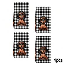 2/4/6/8pcs Kitchen Towels, Cloth Napkins, Home Decor, Kitchen Towel Set, Home Decoration, Western Home Decor, Napkins, Room Decor, Gift, Wedding Decor, Kitchen Dish Towels, Decorative Towels, Machine Washable, Kitchen Decor Hand Towels, Holiday Gifts And Cleaning Supplies - Multicolor - View 8