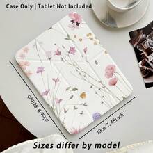 Casing Pelindung Tablet Akrilik Kristal dengan Motif Bunga dan Efek Lukisan, Kompatibel dengan Honor 8/9/10/X8/X8A/X9/X8Pro/X9Pro, MatePad SE 11 Inch/MatePad 11 Inch/11.5 Inch, MatePad Pro, Apple Generasi ke-10/11 2025 (A16), Galaxy Tab A7/A9 dan Model Populer Lainnya - Gaya 28 - View 3