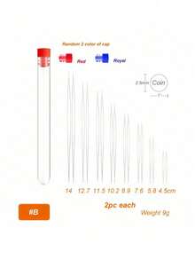 24pcs Beading Needles, 6 Sizes, Large Eye Beading Needles, Foldable Beading Needle Set, Suitable For Jewelry Making - Beading Tools - View 12