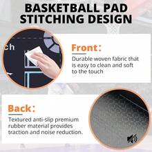 Indoor Silent Basketball Practice Mat, Non-Slip Wear-Resistant Material, Ideal For Home/Apartment Dribble & Footwork Training - D - View 1