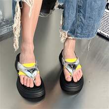 3 Pairs Random Color Women's Invisible Split Toe Half Palm Socks For Flip Flops, Thin Summer Half Foot High Heel Toe Socks - Multicolor - View 3