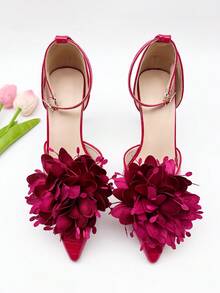 2 piezas Nuevos clips de flor de camelia desmontables hechos a mano para zapatos de tacón alto, adecuados para decoración de zapatos de tacón alto de boda, adecuados para zapatos, botas, ropa, sombreros, accesorios para el cabello, regalo exquisito para mujeres - Multicolor - Ver 6