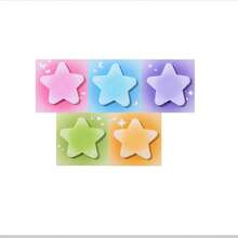 30pcs/Pack Heart/Star Shaped Sticky Notes, Total 5 Pads 150 Sheets, Multi-Purpose Convenient Notes, Can Be Written On, For Students, Office, Home Self-Adhesive - one-size - View 4