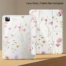 Casing Pelindung Tablet Akrilik Kristal dengan Motif Bunga dan Efek Lukisan, Kompatibel dengan Honor 8/9/10/X8/X8A/X9/X8Pro/X9Pro, MatePad SE 11 Inch/MatePad 11 Inch/11.5 Inch, MatePad Pro, Apple Generasi ke-10/11 2025 (A16), Galaxy Tab A7/A9 dan Model Populer Lainnya - Gaya 28 - View 6