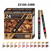 1pc Acrylic Marker Pens 36/60/84/120/168/240 Colors Optional, Waterproof, Odorless, Layerable, Art Brush, Suitable For Colored Sketching Marker Pens, Suitable For Artist Painting Pens, Used For Making Christmas, Thanksgiving, New Year Gifts, Easter Eggs, Holiday Gifts, Card Making, Metal, Ceramic, Wine Glasses, Halloween Decoration Doodle Painting Pens, Coloring Pens - Acrylic Marco Pen - View 16