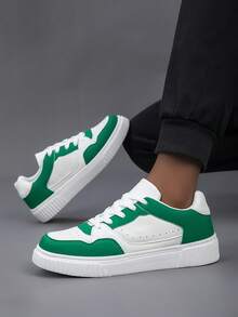 White and green