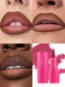 HANDAIYAN Este Lápis de Boca Matte 2 em 1 Desliza Facilmente e Fica no Lugar Sem Desbotar. A Ponta Afilada Facilita a Definição dos Seus Lábios. Um Presente de Natal Perfeito. Ideal para Festas de Ação de Graças e Natal, Bem como para Viagens e Férias. - 05 - Visão 3