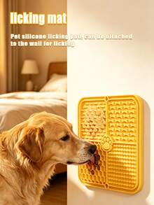 Cross-Border Silicone Pet Licking Mat With Suction Cup, Slow Feeding Anti-Choking Licking Mat - View 3