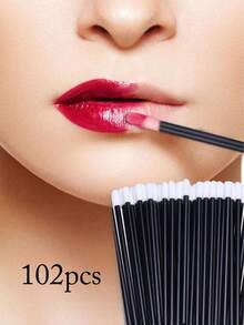 JINSHEE202 Lipstick Applicator, Multi-Function Lipstick Brush For Even Application, Facial Makeup Detail Brush, Lipstick And Lip Gloss Applicator, No-Shed Makeup Brush, Portable Travel Essential Makeup Tool - Black - View 11