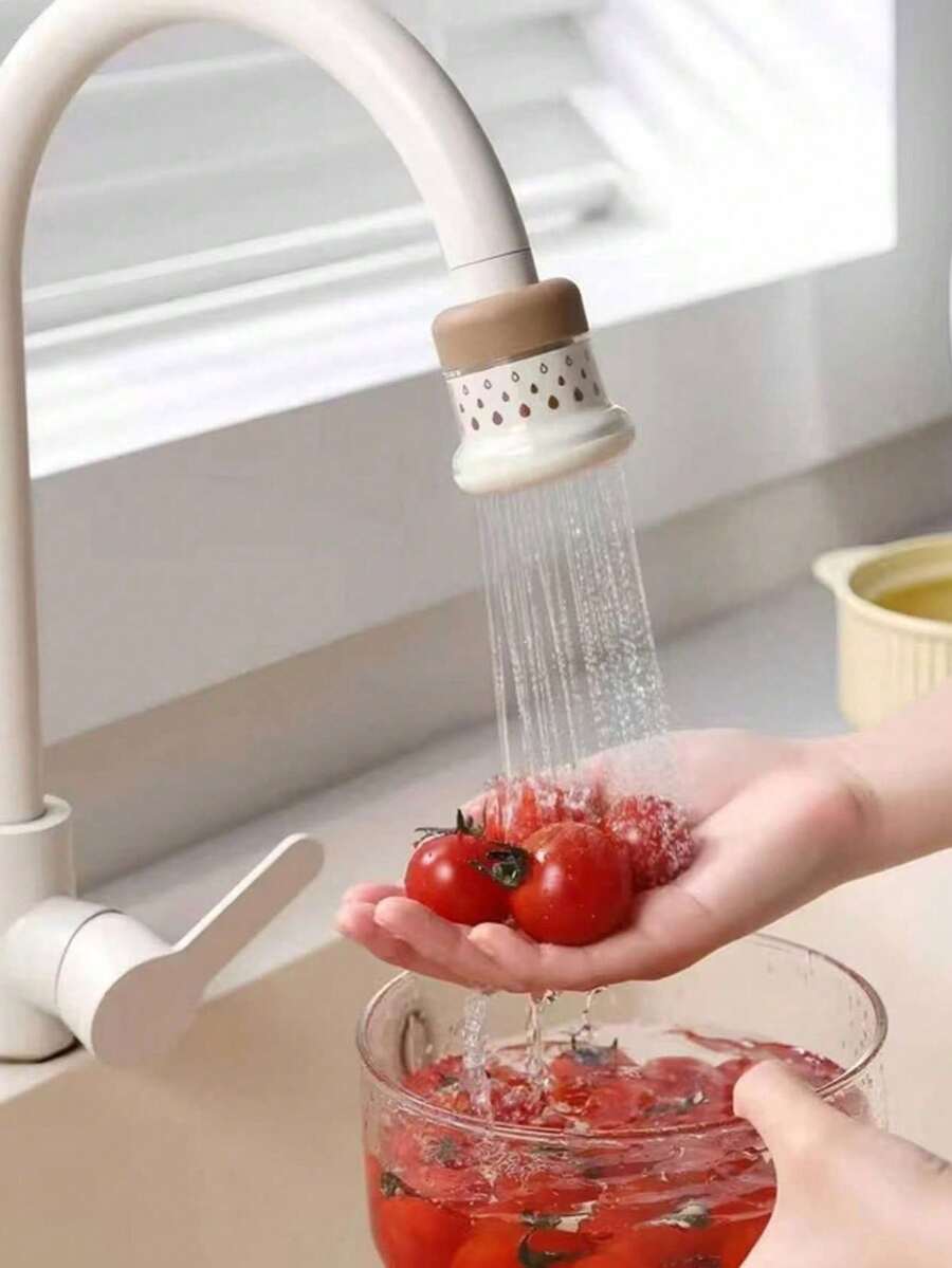 廚房防濺省水濾水龍頭起泡器,可拆卸可清洗水龍頭延長濾網,通用旋轉式水龍頭噴嘴,適用於水槽蔬菜清洗 - A - 查看 1