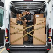 Lifting Slings 2-Person Moving System For Furniture Appliances Mattresses, 2 Adjustable Harnesses 2 Load-Bearing Straps 1 Handheld Strap Heavy Duty Nylon Webbing Load Distribution Design Professional Mover Tools Accessory Kit-XY871222 - Multicolor - View 8