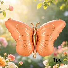 Dreamy Butterfly Theme Balloon Set, Includes Multi-Color Butterfly Shaped Foil Balloons, Suitable For Butterfly Theme Birthday Party, Dreamy Forest Theme Party And Other Event Decorations - View 7