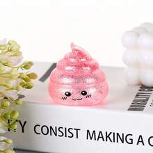 1 Novel Squeezable Poop-Shaped Stress Ball Toy,Maltose Fun Stretch Squeeze Decompression Toy,Suitable For Kids And Adults, Prank Gift, Random Color, Squeezable Toy,Cheese Squeezable Toy,Decompression Toy,Cheese Squeezable Toy, Dumpling Squeezable Toy - Multicolor - View 16