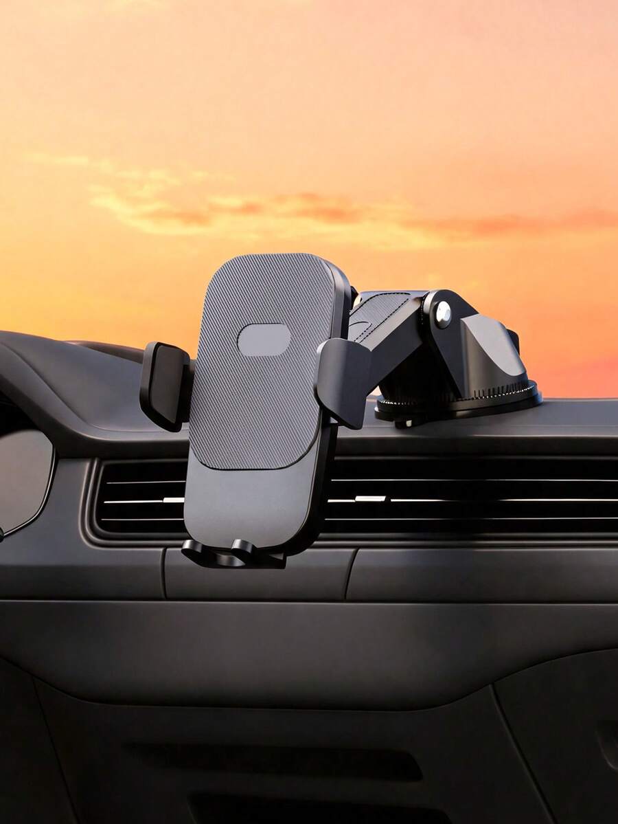 REMAX Soporte para teléfono de coche Univer para teléfonos de 4-7.2 pulgadas - Negro - Ver 1