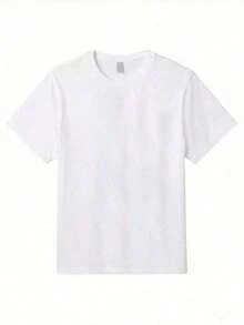 T-shirt d'été pour femme, impression recto-verso, style tendance et frais, motif livre et café, col rond, manches courtes, épaules tombantes, coupe ample et décontractée. - Blanc - Voir 2