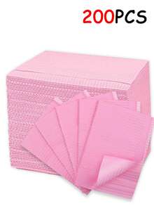 200/125/100/50/10 peças Tapetes Descartáveis para Mesa de Unhas, Inclui Almofadas de Limpeza para Tatuagem e Bordado, Papel de Toalha de Mesa para Pestanas com Filme Composto, Papel Multifuncional para Ferramentas de Beleza, Fácil de Utilizar - Multicolorido - Ver 8