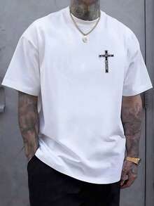 Men T-Shirts - 白色 - 查看 2