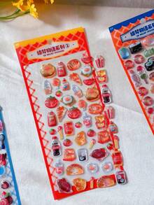 Children's 3D Bubble Stickers, 3D Design For Boys And Girls, Reusable Mini Stickers, Suitable For Phone Cases, Notebooks, DIY Crafts - Multicolor - View 11