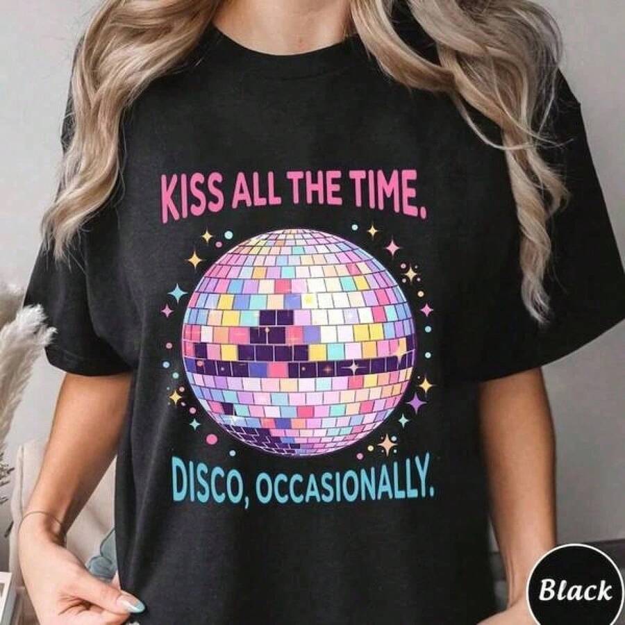 Women T-Shirts - 黑色 - 查看 1