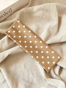6pcs/1pc Women's Sweet Cool Sporty Yoga Beach Black White Red Brown Khaki Polka Dot Pattern Headband Fashion Versatile High-End Elegant Elegant Minimalist Style Small Long Scarf Hair Hoop Hair Accessory Suitable For Daily Outings Casual Parties Commuting Vacation Hair Tying Hair Binding Hair Styling Makeup Matching Clothes Use Accessory Headwear - Multicolor - View 13