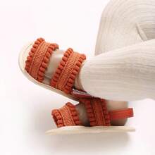 Summer 0-1 Year Old Infant Girl Exquisite Cute Sweet Soft Bottom Comfortable Breathable Casual Sandals - Brown - View 8