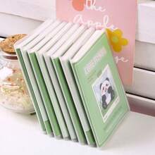 60 Sheets A7 Cartoon Panda Series Pocket Notebook, Portable Waterproof PVC Cover Compact Mini Notepad, Cute Animal Design Memo Pad For Students School Office Travel Daily Note Taking Stationery Supplies School Supplies - Panda - View 8