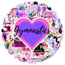 50 pièces Autocollants Graffiti Série Sports de Gymnastique pour Valise, Coque de Téléphone, Ordinateur Portable, Casque, Skateboard, Autocollants Décoratifs Imperméables DIY Créatifs Fournitures Scolaires - Multicolore - Voir 7