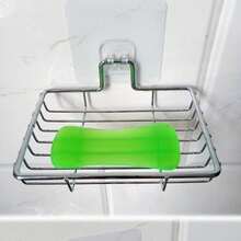 5pcs Strong Adhesive Wall Hooks Spare Parts, No-Drill Damage-Free Wall Hooks, Suitable For Bathroom Sink, Kitchen Storage Rack Wall - Clear - View 6