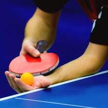 Raqueta de Tenis de Mesa, Raqueta de Tenis de Mesa Profesional, Con Bolsa de Lona, Goma Certificada por la ITTF, Adecuada para Principiantes y Jugadores Profesionales, Entrenamiento de Raqueta Profesional. - Rojo - Ver 6