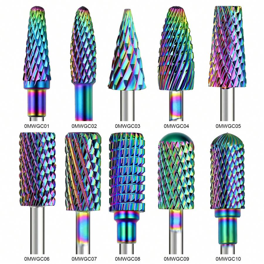 1pc Professional Nail Drill Bit, Cuticle Trimming & Grinding Head, Foot Care Removal Tool, Suitable For Acrylic Gel Nails, Nail Care Tool - Multicolor - View 1