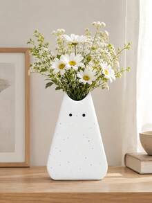 1pc Cute Cat Shaped Vase,Cartoon Animal Bud Vases, Decorative Desktop Flower Vase For Home Office Living Room Decor - Standing Cat - View 5