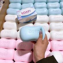 Simulated Daily Soap Squishy Stress Toy, Smooth Stretchable Tender Slow Rebound Fidget Toy, Palm Portable Desktop Decor For Office Bedroom Dorm Leisure - Multicolor - View 2