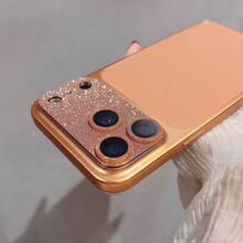 Glitter Armor Integrated Lens Film, Glass Lens Protector Case Compatible With IPhone 17 Pro Max And 17 Pro, Fashionable Phone Accessory, Suitable For Girls, Perfect Gift For Family And Friends, Best Friend Birthday Gift - Multicolor - View 4