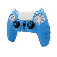 1pc Cute Cat Paw Game Controller Protective Case, 1pc Controller Protective Shell + 2pcs Customized Thumb Grip Caps - View 8