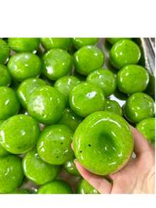 1pc Kiwi Fruit Slushie Handmade Ball Slushie Sound Stress Relief Simulation Non-Rebound Squeeze Toy Random Shipment - 彩色 - 查看 5
