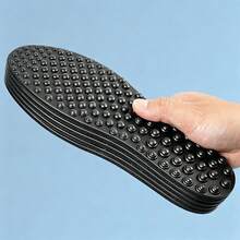 Comfortable Massage Insoles, Shock-Absorbing Soft & Bouncy Cushioning Anti-Odor Breathable Non-Fatiguing Insoles For Men & Women, Sports Shoes Casual Shoes Insoles | No Fatigue During Long Standing And Walking | Soft Cushioning, Comfortable Support | Breathable & Moisture-Wicking | Suitable For Sports Shoes, Casual Shoes And Work Shoes - Multicolor - View 3