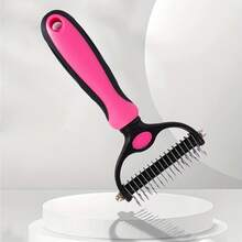 Pet Cleaning Brush Pet Deshedding Brush Dog Comb Deshedding Tool Hair Cleaning Brush - Multicolor - View 15