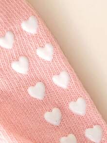 5pairspack Girls Heart Anti-Slip Floor Socks, Boys Comfortable Breathable Socks, Newborn Baby Cute Boat Socks, Suitable For All Seasons - Multicolor - View 8