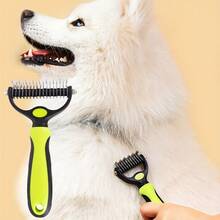 Pet Cleaning Brush Pet Deshedding Brush Dog Comb Deshedding Tool Hair Cleaning Brush - Multicolor - View 5