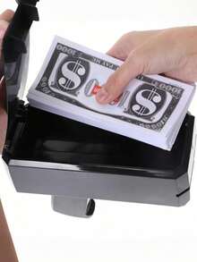 1pc Super Money Gun Toy, Fake Cash Prop Launcher, Handheld Cash Dispenser Simulator, Suitable For Parties, Halloween Decor, Weddings, Birthdays And Holiday Celebrations - Multicolor - View 8