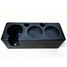 Multifunctional Coffee Tamper Station With Drawer, Espresso Tamper Station, Multi-Purpose Storage Drawer, Non-Slip Tamper Station, Suitable For 51-58mm Tamper And Handle Espresso Station, Solid Wood Tamper Holder, Coffee Handle Holder - Multicolor - View 10