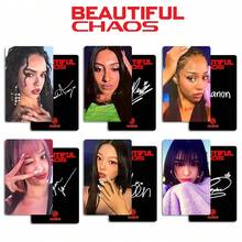 مجموعة 6 بطاقات صغيرة، مجموعة بطاقات عشوائية من ألبوم KATSEYE الجديد BEAUTYFUL CHAOS، مجموعة بطاقات عيون القطة، مجموعة قابلة للجمع للمعجبين - متعدد الألوان - مشاهدة 13